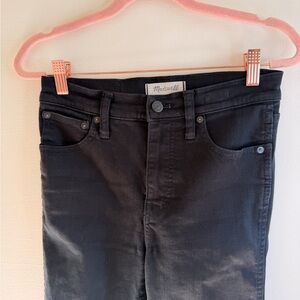 Madewell Women's High Rise Skinny Black Jeans